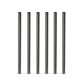 Warren Gunmetal Lowball Straws Viski (Set of 6)