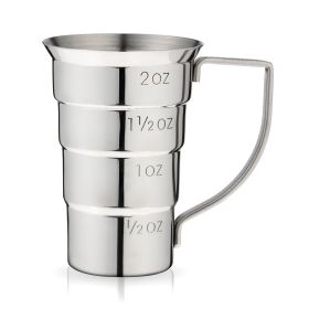 Harrison Stainless Steel Stepped Jigger Viski