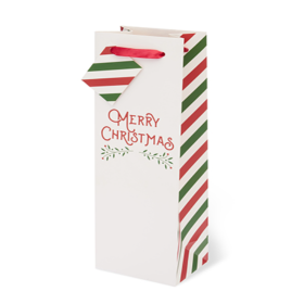 Merry Christmas Liquor Bottle Bag Cakewalk