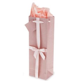 Blush No-Mess Single-Bottle Glitter Bow Bag by Cakewalk