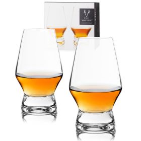 Raye Crystal Footed Scotch Glasses Viski (Set of 2)