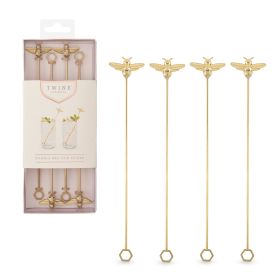 Bumble Bee Stir Sticks Twine (Set of 4)